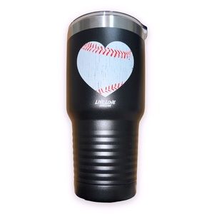 Big 32 oz Polar Camel Stainless Steel Baseball Travel Mug Hot / Cold Tumbler New